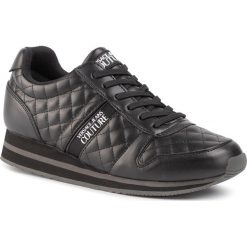 Sneakersy VERSACE JEANS COUTURE - E0VUBSA1 71176 899. Czarne półbuty damskie Versace Jeans Couture, z jeansu. Za 569,00 zł.