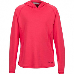 Bluza funkcyjna w kolorze czerwonym. Czerwone bluzy dziewczęce marki Marmot Kids, z materiału. W wyprzedaży za 72,95 zł.