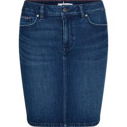 Spódnica jeansowa TOMMY HILFIGER Rome WW0WW27362. Niebieskie spódniczki damskie TOMMY HILFIGER, bez wzorów, z bawełny. W wyprzedaży za 269,00 zł.