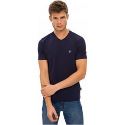 Galvanni T-Shirt Męski Prim Xxl Ciemnoniebieski. Czarne koszulki męskie marki GALVANNI, xxl, bez wzorów, bez kołnierzyka. Za 109,00 zł.