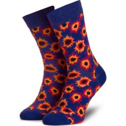 Skarpety Wysokie Unisex HAPPY SOCKS - BAG01-6300 Granatowy Kolorowy. Fioletowe skarpetki damskie marki Happy Socks, bez wzorów, z elastanu. Za 39,90 zł.