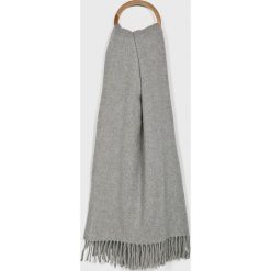 Scotch & Soda - Szal. Szare szaliki damskie marki Scotch & Soda, z dzianiny. W wyprzedaży za 269,90 zł.