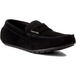 Mokasyny CALVIN KLEIN - Ivan F0504 Black. Czarne mokasyny męskie Calvin Klein, ze skóry. W wyprzedaży za 329,00 zł.
