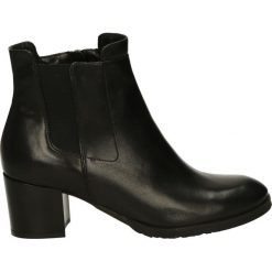 Botki - 7018 308 NERO. Czarne botki damskie skórzane marki Venezia. Za 319,00 zł.