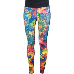 Spodnie damskie: Feeljoy Legginsy damskie Surreal Long wielokolorowe r. L