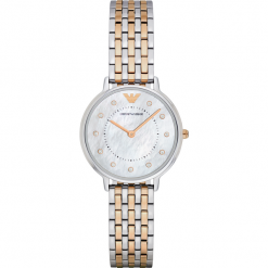 Biżuteria i zegarki damskie: Zegarek EMPORIO ARMANI – Kappa AR2508 2T Silver/Rose/Silver