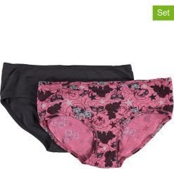 Majtki (2 pary) w kolorze jagodowym i antracytowym. Szare majtki dziewczęce Schiesser Girls. W wyprzedaży za 35,95 zł.