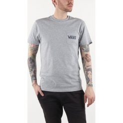 Vans Koszulka Szary. Szare podkoszulki męskie Vans, m, z haftami, z bawełny, z krótkim rękawem. Za 145,95 zł.