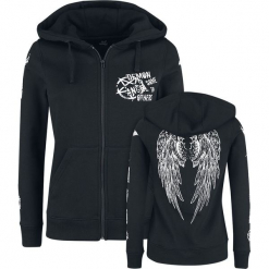 Full Volume by EMP Freaking Out Loud Bluza z kapturem damska czarny. Czarne bluzy damskie z kieszeniami marki Full Volume by EMP, xl, z nadrukiem, z kapturem. Za 224,90 zł.