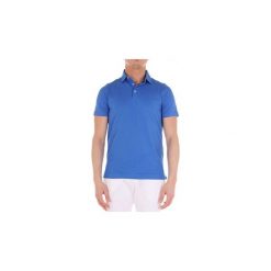 Koszulki polo z krótkim rękawem Heritage 0802P. Niebieskie koszulki męskie Heritage, m, bez wzorów, z krótkim rękawem. Za 233,84 zł.