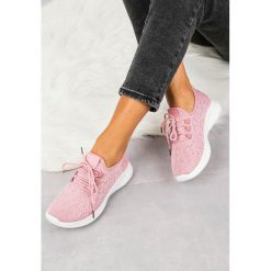 Różowe buty sportowe sznurowane casu yz09-3. Różowe buty sportowe damskie Casu, bez wzorów, sportowe. Za 49,99 zł.