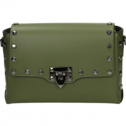 Torba - 4-252G-O VE-M. Szare torebki klasyczne damskie Venezia, ze skóry. Za 379,00 zł.