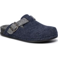 Kapcie GRÜNLAND - Reps CI1016-A6 Blu-Grigio 1. Niebieskie klapki męskie Grünland, z wełny, bez zapięcia. Za 189,00 zł.