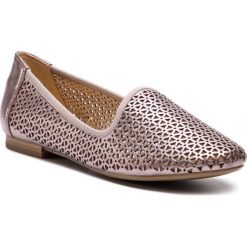 Lordsy CAPRICE - 9-24501-22 Soft Pink Met. 596. Różowe półbuty damskie Caprice, ze skóry. W wyprzedaży za 159,00 zł.