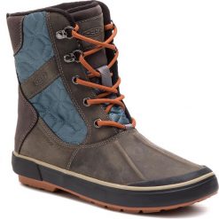 Śniegowce KEEN - Elsa II Quilted Wp 1019564 Steel Grey/Dark Slate. Szare kozaki damskie Keen, na zimę, ze skóry, bez obcasa, bez zapięcia. W wyprzedaży za 259,00 zł.
