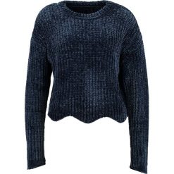 Swetry klasyczne damskie: English Factory SCALLOP HEM Sweter dark blue