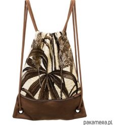 Backpack brown jungle. Brązowe plecaki męskie Pakamera, w kwiaty, z tkaniny, retro. Za 120,00 zł.