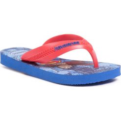 Japonki HAVAIANAS - Max Herois 41303023847 Blue Star. Czerwone sandały chłopięce Havaianas, z tworzywa sztucznego, bez zapięcia. Za 69,00 zł.