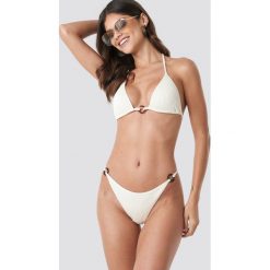 NA-KD Swimwear Ribbed O-ring Bikini Panty - White. Białe panty damskie NA-KD Swimwear, bez wzorów. Za 60,95 zł.