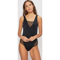 Calvin Klein Jeans - Strój kąpielowy. Czarne stroje kąpielowe damskie Calvin Klein Jeans, s, bez wzorów, z elastanu. Za 499,90 zł.