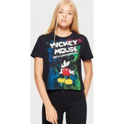 T-shirty damskie: Koszulka mickey mouse - Czarny