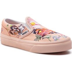 Tenisówki VANS - Classic Slip-On VN0A32QIVIE1 (Molo) Butterfiles. Różowe trampki dziewczęce Vans, bez wzorów, z gumy, bez zapięcia. Za 219,00 zł.