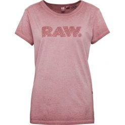 G-Star - T-shirt damski – Epzin, lila. Różowe t-shirty damskie marki G-Star, s, z nadrukiem, retro. Za 129,95 zł.
