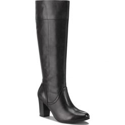Kozaki CAPRICE - 9-25510-21 Black Nappa 022. Czarne buty zimowe damskie marki Caprice, ze skóry, na obcasie. W wyprzedaży za 289,00 zł.