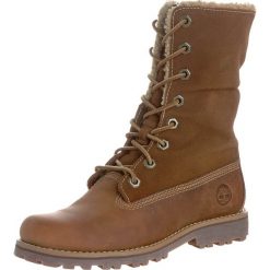 Timberland AUTHENTICS 6 INCH Śniegowce brown. Brązowe buty zimowe damskie Timberland, z gumy. W wyprzedaży za 213,95 zł.