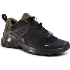 Buty SALOMON - X Raise 410412 28 M0 Black/Grape Leaf/Phantom. Czarne buty sportowe męskie Salomon, z tworzywa sztucznego, bez zapięcia, outdoorowe. W wyprzedaży za 399,00 zł.