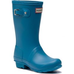 Kalosze HUNTER - Orginal Kids JFT6000RMA Ocean Blue. Niebieskie kalosze dziewczęce marki Hunter. W wyprzedaży za 189,00 zł.