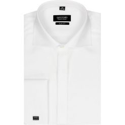 Koszule męskie: koszula versone 2508 na spinki slim fit ecru