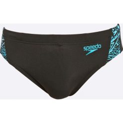 Speedo - Kąpielówki. Czarne kąpielówki męskie marki Speedo, z poliesteru. W wyprzedaży za 89,90 zł.
