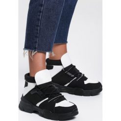 Czarno-Białe Sneakersy Valeria. Czarne sneakersy damskie Renee. Za 109,99 zł.