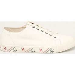 Calvin Klein Jeans - Tenisówki. Czarne trampki męskie Calvin Klein Jeans, bez wzorów, z jeansu, bez zapięcia. Za 399,90 zł.
