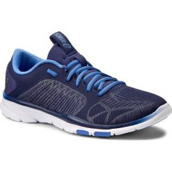 Buty ASICS - Gel-Fit Tempo 3 S752N Indigo Blue/Silver/Regatta Blue 4993. Niebieskie buty damskie do fitnessu marki Asics, z tworzywa sztucznego. W wyprzedaży za 229,00 zł.