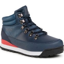 Trekkingi BIG STAR - GG274409 Navy. Niebieskie trapery damskie BIG STAR, ze skóry ekologicznej, klasyczne, bez obcasa, bez zapięcia. Za 209,00 zł.