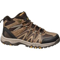 Trekkingowe buty męskie Highland Creek brązowe. Brązowe buty trekkingowe męskie marki Highland Creek, z materiału, na sznurówki. Za 159,90 zł.