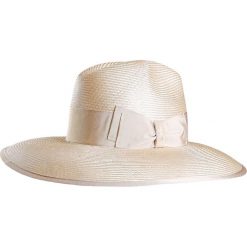 Kapelusz BORSALINO SOPHIE PARASISOL. Brązowe kapelusze damskie Borsalino, z nadrukiem, eleganckie. W wyprzedaży za 745,00 zł.