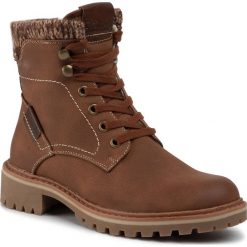 Trapery REFRESH - 69126 Camel. Pomarańczowe trapery damskie Refresh, z nubiku. W wyprzedaży za 189,00 zł.