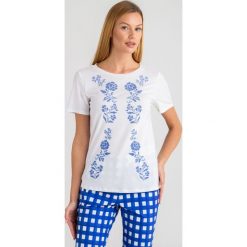 T-SHIRT FARAONE weekend max mara. Białe t-shirty damskie Weekend Max Mara, xs, bez wzorów, z materiału, bez kołnierzyka. Za 369,00 zł.