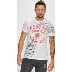 U.S. Polo - T-shirt. Szare koszulki polo męskie marki U.S. Polo, l, z nadrukiem, z bawełny. W wyprzedaży za 159,90 zł.