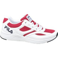 Sneakersy męskie Fila białe. Białe sneakersy męskie Fila, bez zapięcia. Za 159,90 zł.
