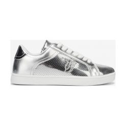 Trussardi Jeans Tenisówki Srebrny. Szare trampki i tenisówki damskie Trussardi Jeans, bez wzorów, z jeansu, bez zapięcia. Za 452,95 zł.