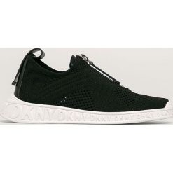 Dkny - Buty. Czarne buty sportowe damskie DKNY, bez wzorów, ze skóry ekologicznej, sportowe. Za 469,90 zł.