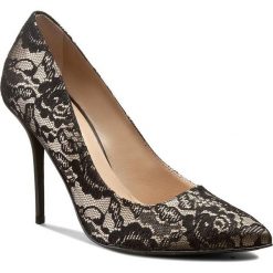 Szpilki: Szpilki SOLO FEMME - 34201-56-A60/E45-04-00 Koronka Czarno-Beżowa