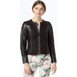 Bomberki damskie: Esprit Collection – Damska kurtka skórzana, czarny