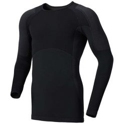 Odlo Koszulka męska l/s crew neck Evolution X-warm czarna r. XL. Czarne koszulki sportowe męskie Odlo, l. Za 263,67 zł.