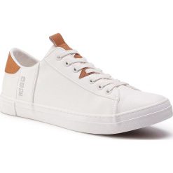 Tenisówki BIG STAR - GG174025 White. Białe półbuty męskie BIG STAR, bez wzorów, z gumy, klasyczne, bez zapięcia. Za 139,00 zł.
