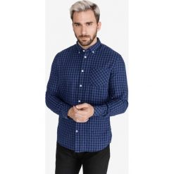 Pepe Jeans Jaiden Koszula Niebieski. Niebieskie koszule męskie Pepe Jeans, l, w kratkę, z bawełny, bez kołnierzyka, z długim rękawem. Za 355,95 zł.